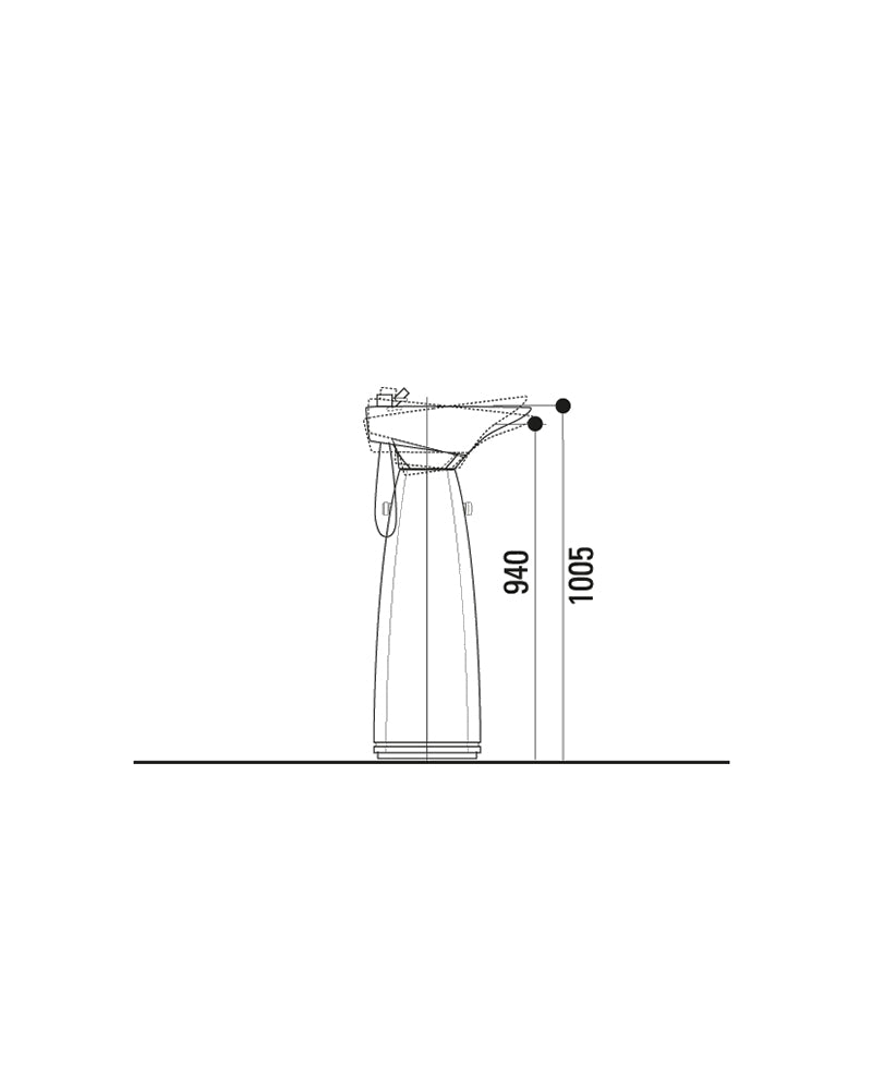 Contura Form PLUS - Juoda plautuvė be kėdės